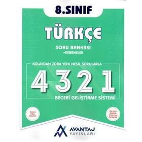 8. Sınıf LGS Türkçe Soru Bankası+Denemeler-Avantaj Yayınları