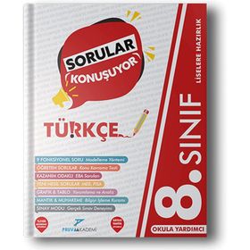 8. Sınıf Lgs Türkçe Sorular Konuşuyor Soru Bankası-Pruva Akademi Yayınları