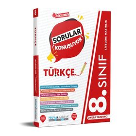 8. Sınıf Lgs Türkçe Sorular Konuşuyor Soru Bankası-Pruva Akademi Yayınları