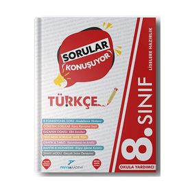 8. Sınıf Lgs Türkçe Sorular Konuşuyor Soru Bankası-Pruva Akademi Yayınları