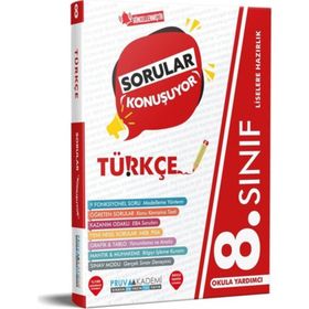 8. Sınıf Lgs Türkçe Sorular Konuşuyor Soru Bankası-Pruva Akademi Yayınları