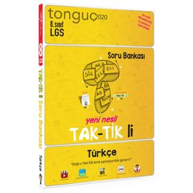 8. Sınıf LGS Türkçe Taktikli Soru Bankası + 8. Sınıf Türkçe Öğreten Akıllı Soru-Tonguç Akademi Yayınları