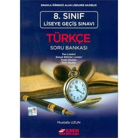 8. Sınıf LGS Türkçe Üç Renk Soru Bankası Esen Yayınları