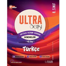 8. Sınıf LGS Türkçe Ultra Serisi Denemeleri Palme Yayınları