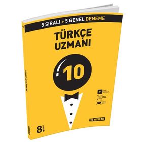 8. Sınıf Lgs Türkçe Uzmanı 10 Deneme - Hız Yayınları