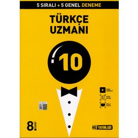 8. Sınıf Lgs Türkçe Uzmanı 10 Deneme - Hız Yayınları