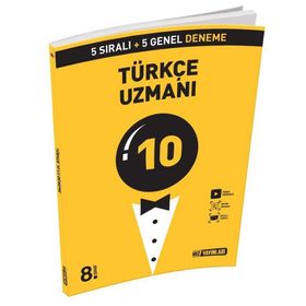 8. Sınıf Lgs Türkçe Uzmanı 10 Deneme - Hız Yayınları