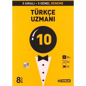 8. Sınıf Lgs Türkçe Uzmanı 10 Deneme - Hız Yayınları