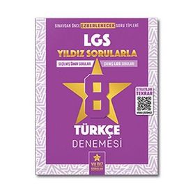 8. Sınıf Lgs Türkçe Video Çözümlü 8 Deneme - Yıldız Sorular Yayınları
