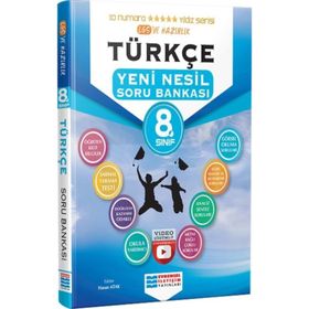 8. Sınıf LGS Türkçe Video Çözümlü Soru Bankası Evrensel İletişim Yayınları
