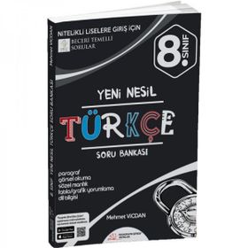 8. Sınıf LGS Türkçe Yeni Nesil Soru Bankası - Paragrafın Şifresi Yayınları