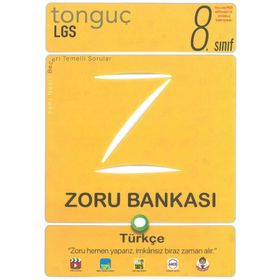 8. Sınıf Lgs Türkçe Zoru Soru Bankası Tonguç Akademi