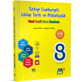 8. Sınıf LGS Türkiye Cumhuriyeti İnkılap Tarihi ve Atatürkçülük Yeni Nesil Soru Bankası-Martı Okul Yayınları