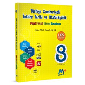 8. Sınıf LGS Türkiye Cumhuriyeti İnkılap Tarihi ve Atatürkçülük Yeni Nesil Soru Bankası-Martı Okul Yayınları