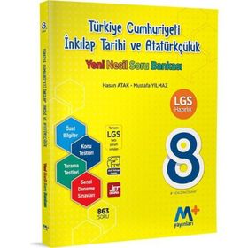 8. Sınıf LGS Türkiye Cumhuriyeti İnkılap Tarihi ve Atatürkçülük Yeni Nesil Soru Bankası-Martı Okul Yayınları