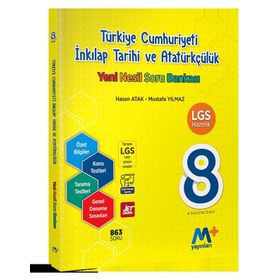8. Sınıf LGS Türkiye Cumhuriyeti İnkılap Tarihi ve Atatürkçülük Yeni Nesil Soru Bankası-Martı Okul Yayınları
