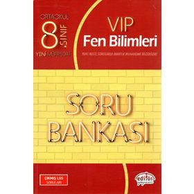 8.Sınıf LGS VİP Fen Bilimleri Soru Bankası - Editör Yayınları