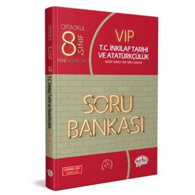 8.Sınıf LGS VİP T.C. İnkılap Tarihi ve Atatürkçülük Soru Bankası - Editör Yayınları
