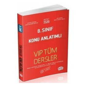 8.Sınıf LGS VIP Tüm Dersler Konu Anlatımlı - Editör Yayınları