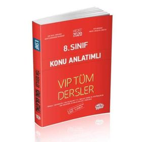 8.Sınıf LGS VIP Tüm Dersler Konu Anlatımlı - Editör Yayınları