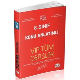 8.Sınıf LGS VIP Tüm Dersler Konu Anlatımlı - Editör Yayınları