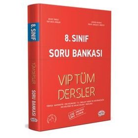 8. Sınıf LGS VİP Tüm Dersler Soru Bankası - Editör Yayınları