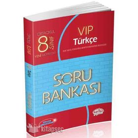 8.Sınıf LGS VIP Türkçe Soru Bankası - Editör Yayınları