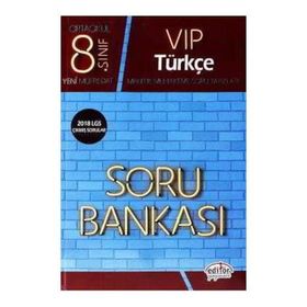 8.Sınıf LGS VIP Türkçe Soru Bankası - Editör Yayınları