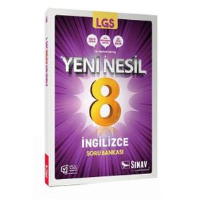 8. Sınıf LGS Yeni Nesil İngilizce Soru Bankası Sınav Dergisi Yayınları