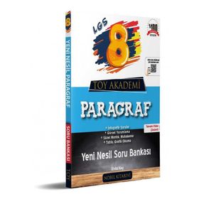 8. Sınıf LGS Yeni Nesil Paragraf Soru Bankası-Toy Akademi Yayınları