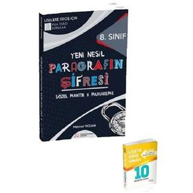 8. Sınıf LGS Yeni Nesil Paragrafın Şifresi Sözel Mantık Muhakeme Paragrafın Şifresi Yayınları
