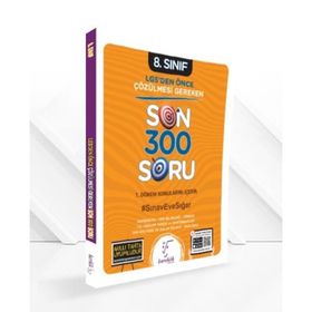 8.Sınıf LGS'den Önce Çözülmesi Gereken Son 300 Soru Karekök Yayınları