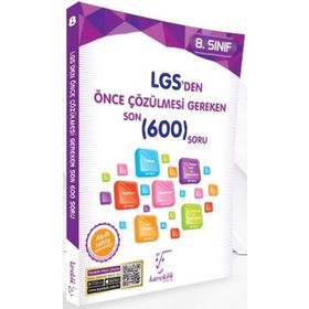 8.Sınıf LGS'den Önce Çözülmesi Gereken Son 300 Soru Karekök Yayınları