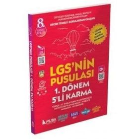 8. Sınıf LGS'nin Pusulası 1.Dönem 5'li Karma Deneme - Muba Yayınları