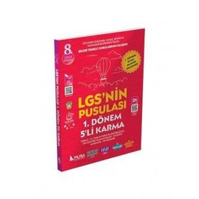 8. Sınıf LGS'nin Pusulası 1.Dönem 5'li Karma Deneme - Muba Yayınları