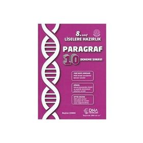 8. Sınıf Liselere Hazırlık Paragraf 10 Deneme Sınavı DNA Yayınları