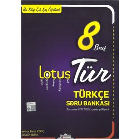 8. Sınıf Lotus Türkçe Soru Bankası - Seans Yayınları