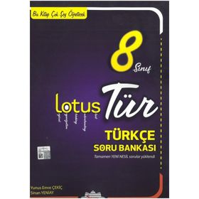 8. Sınıf Lotus Türkçe Soru Bankası - Seans Yayınları