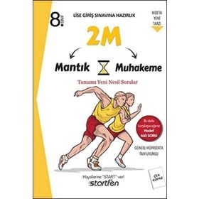 8. Sınıf Mantık ve Muhakeme 2M Tamamı Yeni Nesil Sorular-Startfen Yayınları