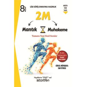 8. Sınıf Mantık ve Muhakeme 2M Tamamı Yeni Nesil Sorular-Startfen Yayınları
