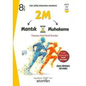 8. Sınıf Mantık ve Muhakeme 2M Tamamı Yeni Nesil Sorular-Startfen Yayınları