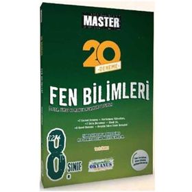 8.Sınıf Master 20 Fen Bilimleri Denemesi - Okyanus Yayınları