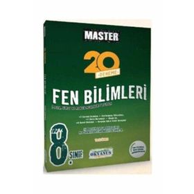 8.Sınıf Master 20 Fen Bilimleri Denemesi - Okyanus Yayınları