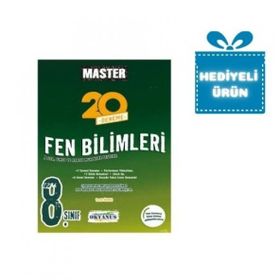 8.Sınıf Master 20 Fen Bilimleri Denemesi - Okyanus Yayınları