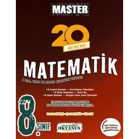 8. Sınıf Master 20 Matematik Denemesi - Okyanus Yayınları