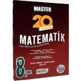 8. Sınıf Master 20 Matematik Denemesi - Okyanus Yayınları