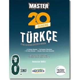 8.sınıf Master 20 Türkçe Denemesi Okyanus Yayınları