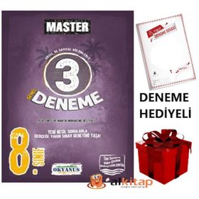8. Sınıf Master 3'lü Deneme Okyanus Yayınları