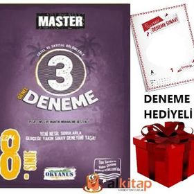 8. Sınıf Master 3'lü Deneme Okyanus Yayınları