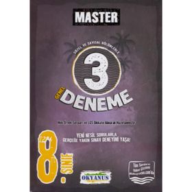 8. Sınıf Master 3'lü Deneme Okyanus Yayınları